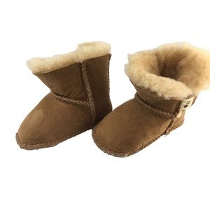 Bear Paw Shearling Infant Boots, Booties, Size 5